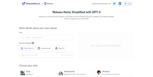 ReleaseNote AI