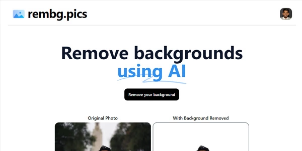 rembg pics ai