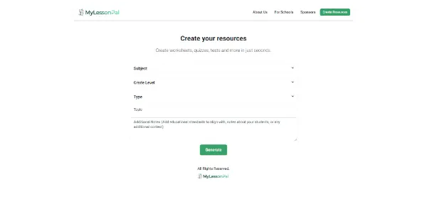 MyLessonPal AI