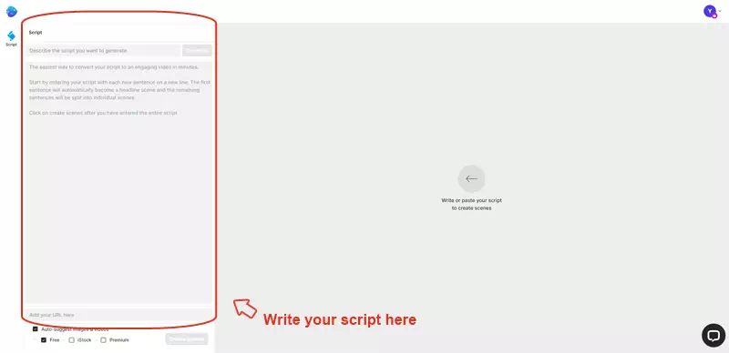 Generating an AI script