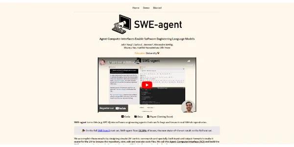 SWE-agent AI