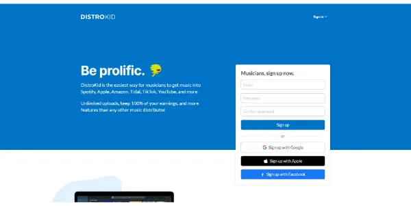 DistroKid AI Music
