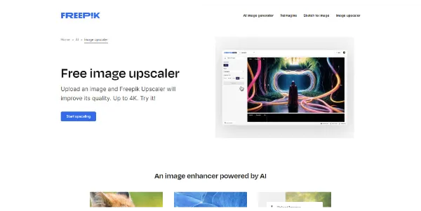 Freepik Upscaler